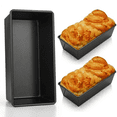 thumbnail image 1 of GPED 2 Pack Basics Rectangular Nonstick Bread Loaf Pan, 10 x 4 Inch, Even Heat Distribution for Baking Meatloaf, Gray, 1 of 7
