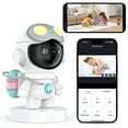 thumbnail image 1 of GPED Baby Monitor, 1080P HD Indoor Pan/Tilt Smart Security Camera, 5G Wifi Dog Camera with Night Vision & 2-Way Audio, Motion & Sound Detection for Baby and Pet, Cloud & SD Card Storage, 1 of 9
