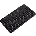 thumbnail image 1 of GPED BathTub Mat, Non-Slip Bath Mat, Machine Washable Shower Mat for Bathtub Floor Liner Mats with Suction Cups and Drain Holes, Clean and Soft on Feet, 27.6x15 Inch for Bathroom Floor, Black, 1 of 6