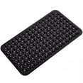 thumbnail image 1 of GPED BathTub Mat, Non-Slip Bath Mat, Machine Washable Shower Mat for Bathtub Floor Liner Mats with Suction Cups and Drain Holes, Clean and Soft on Feet, 27.6x15 Inch for Bathroom Floor, Black, 1 of 6