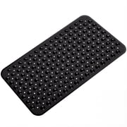 GPED BathTub Mat, Non-Slip Bath Mat, Machine Washable Shower Mat for Bathtub Floor Liner Mats with Suction Cups and Drain Holes, Clean and Soft on Feet, 27.6x15