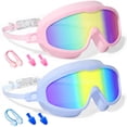 thumbnail image 1 of GPED Kids Swim Goggle, 2 Pack Swimming Goggles, Anti-UV Anti-Fog No Leaking Swim Glasses for Children Age 4-14, 1 of 8