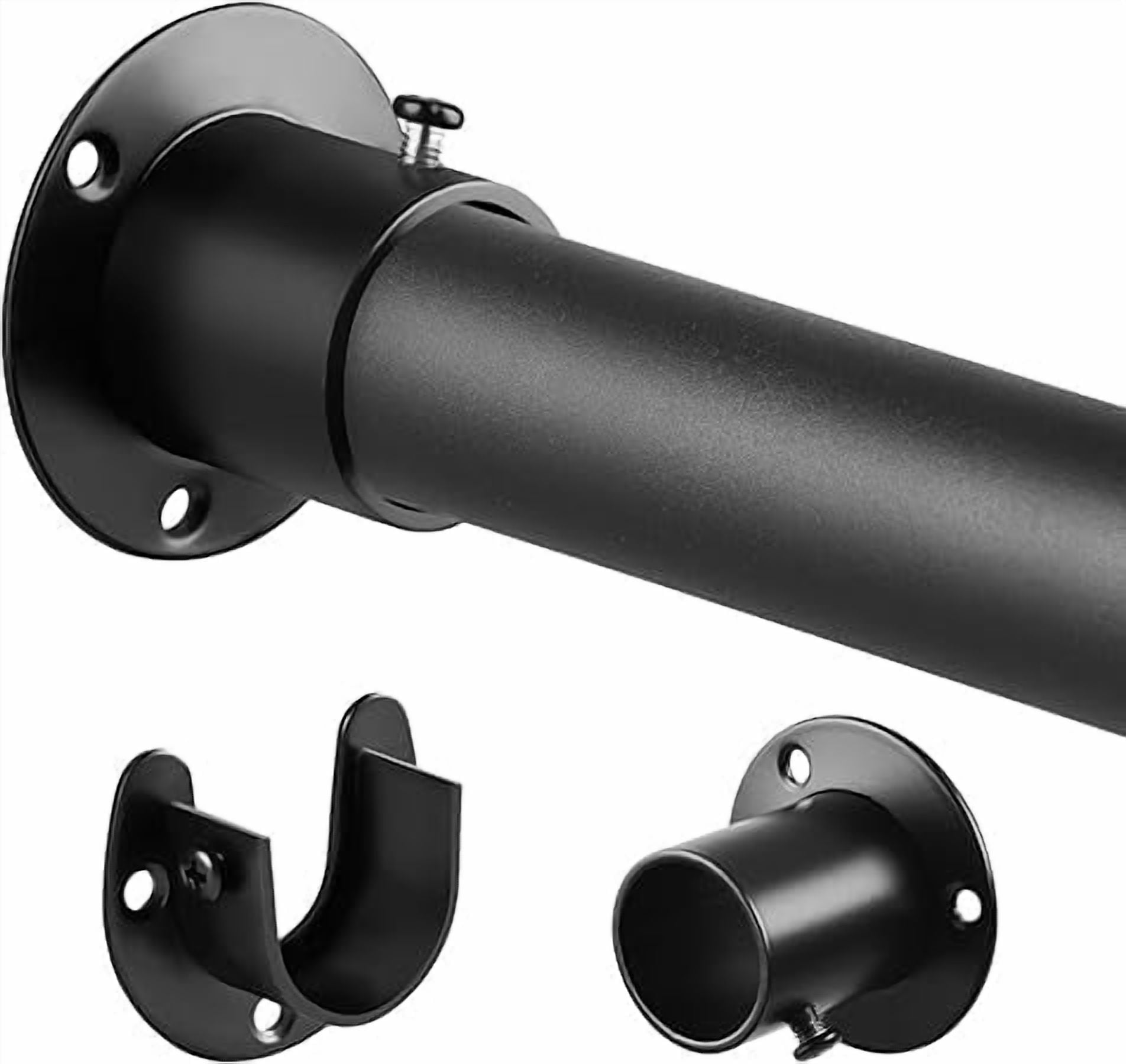 Usnipoya Adjustable Closet Rod – 29 To 45 Inches, Heavy Duty For Hanging Clothes-1128785