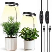 GPED Plant Grow Light, LED Growing Light for Indoor Plants, Full Spectrum Desk Growth Lamp w/ Automatic Timer(3/9/12Hrs)