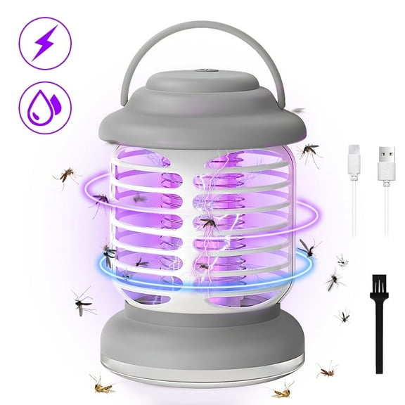 GPEH Indoor & Outdoor Mosquito Lamp USB Rechargeable with LED Light