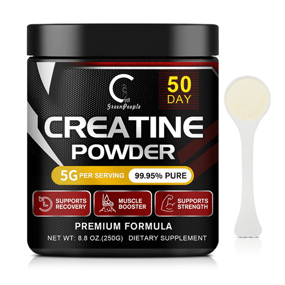 GPGP Creatine Powder, Creatine Monohydrate Supplement for Boost Recovery & Muscle Growth, Improved Athletic Performance, 8.8 oz