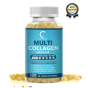 GPGP Greenpeople Multi Collagen Pills 5000mg - 120 Capsules - Healthy Joints, Hair, Skin, Nails
