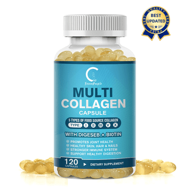 GPGP Greenpeople Multi Collagen Pills 5000mg - 120 Capsules - Healthy Joints, Hair, Skin, Nails