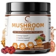 thumbnail image 1 of Mushroom Coffee Powder with 7 Mushroom Extract Blend, Arabica Coffee, 7.97 oz, 113 Servings, 1 of 8