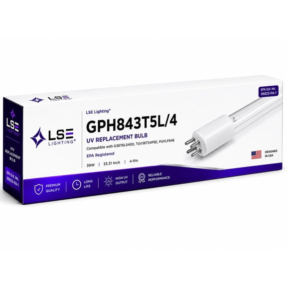 GPH843T5L 40W Preheat Tube Lamp 4-Pin Base