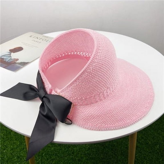 GPHOMRYYY Hat For Women In Summer, Foldable Empty Top Hat For South Korea, New Summer Sun Protection Straw Hat, Outdoor Sun Protection Hat, Sun Hat Trend