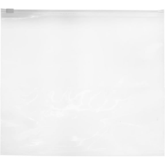 GPI Heavy-Duty Plastic Slider Zip Bags Food Storage Sandwich Bag, 8" x 7", Pack of 100