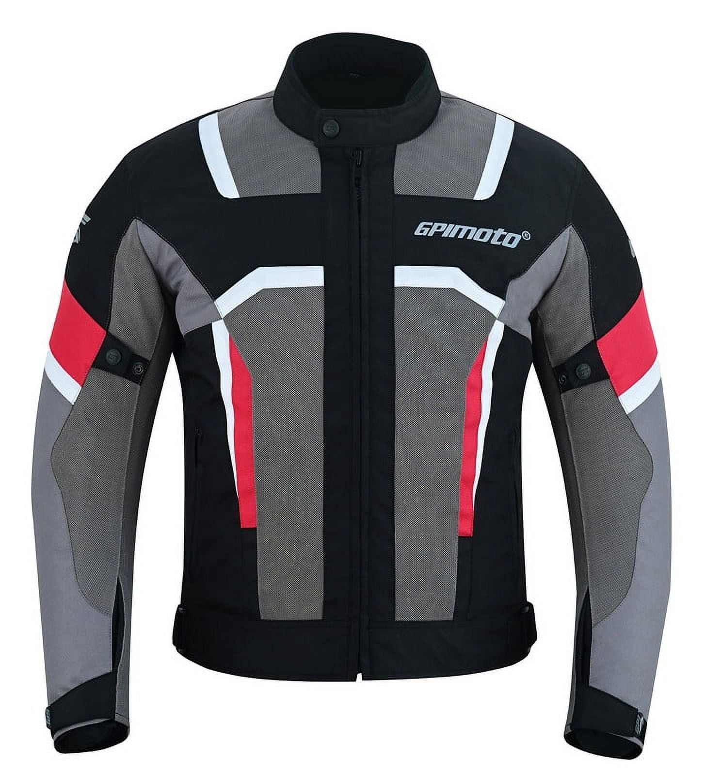HWK Spyder Motorcycle Jacket for Men with Weather Resistant HWK Spyder Motorcycle Jacket for Men with Weather Resistant