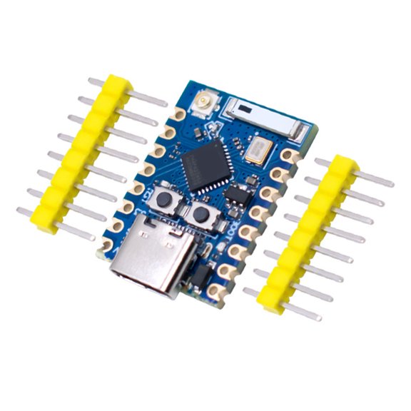 GPIO Development Board with 32-Bit Controller, 2.4 GHz Wireless, Bluetooth-Compatible 5.0 Low Energy Radio, Programming Port, and Power Input