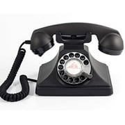 GPO Retro GPO200BLK 200 Vintage Rotary Dial Telephone Classic Bakelite Black [MISC ACCESSORY] Black