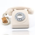 thumbnail image 1 of GPO Retro GPO746PBIVR 746 Desktop Push Button Telephone - Ivory  [MISC ACCESSORY] Ivory, 1 of 6