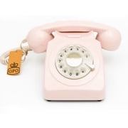 GPO Retro GPO746RP 746 Desktop Rotary Dial Telephone - Carnation Pink [MISC ACCESSORY] Pink