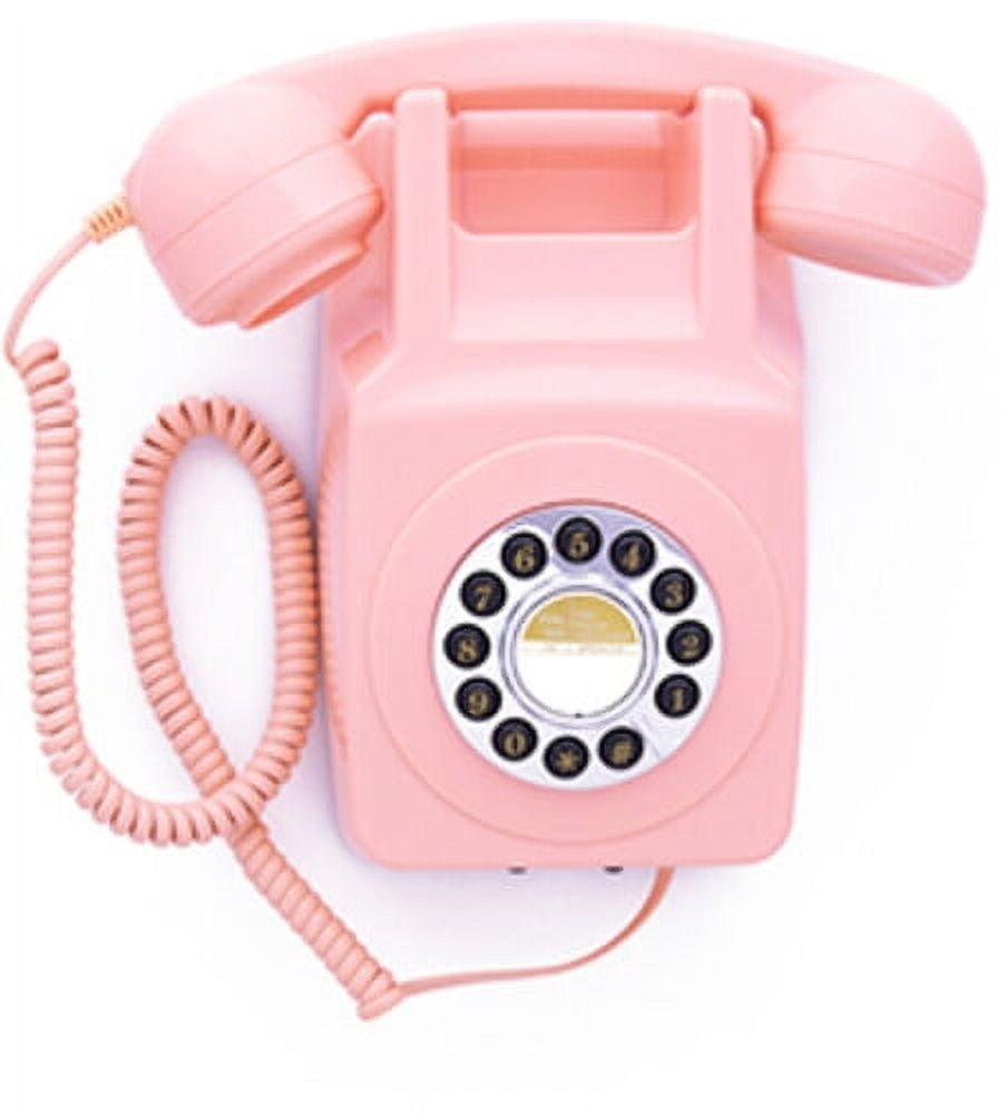 GPO Retro GPO746WPK 746 Wall Mount Push Button Telephone - Pink [MISC ...