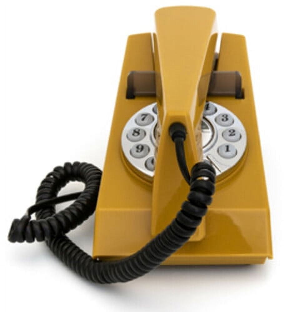GPO Retro GPOTRMM Trim phone Desktop or Wall Mountable - Mustard [MISC ACCESSORY] Yellow