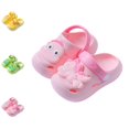 thumbnail image 1 of GPOECD Clogs for Kids Summer for Boys and Girls with Soft Sole Indoor Outdoor Casual Featuring Cute Dino Pattern Boys Slippers,Pink,7-8 Years, 1 of 4