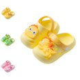 thumbnail image 1 of GPOECD Clogs for Kids Summer for Boys and Girls with Soft Sole Indoor Outdoor Casual Featuring Cute Dino Pattern Boys Slippers,Yellow,5.5-6 Years, 1 of 5