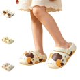 thumbnail image 1 of GPOECD Girls Clogs Cat with Non Thick Sole Indoor Outdoor Toddler Kids Summer Slide Slippers Toddler Slippers Girl,Multicolour,10-10.5 Years, 1 of 7