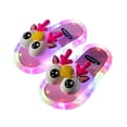 thumbnail image 1 of GPOECD Girls Slippers Light Up Cartoon for Kids Soft Indoor Outdoor with Cute Design for Home Wear Kids Summer Shoes 3-9Y 04_Pink,4-4.5 Years, 1 of 5