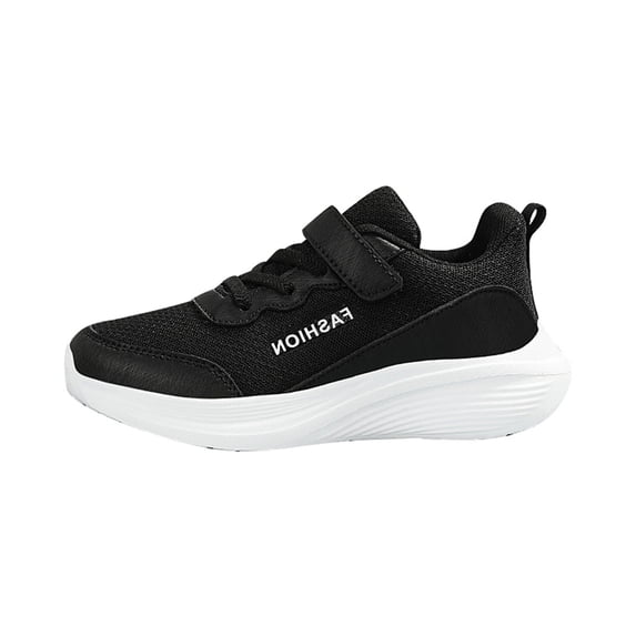 GPOECD Mesh Boys Shoes Breathable Running Sneakers Lightweight Athletic Footwear For Kids And Teens Casual Shoes Black,40