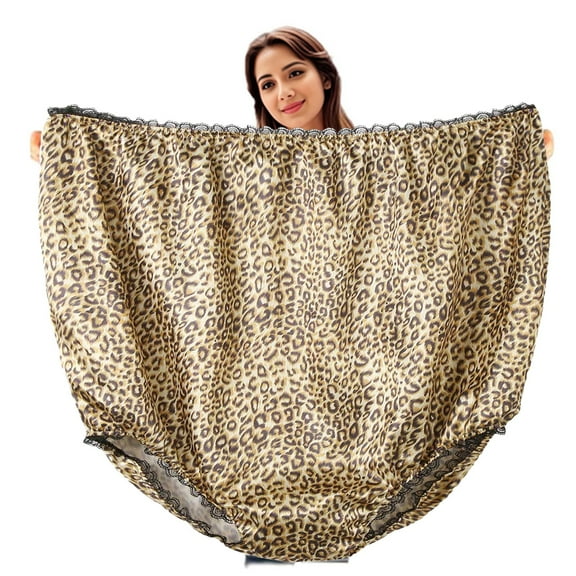 GPOECD Novelty Women’s Panties Joke Underwear Comfortable Big Momma Undies Oversized Soft Fabric Novelty Wear for Women Brown,One Size