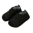 thumbnail image 1 of GPOECD Quick Drying Kids Shoes Soft Sole Beach Water Shoes With Easy Closure For Toddler Girls Everyday Wear Casual Shoes Black,23, 1 of 3