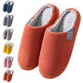 thumbnail image 1 of GPOECD Slippers For Women Winter High Top Design Soft Sole Comfortable Shoes With Elegant Style For Cold Weather Indoor Slippers,Coffee,8, 1 of 5