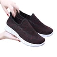 thumbnail image 1 of GPOECD Women Shoes Casual Fashion Breathable Mesh Hollow Out Design Platform Soft Sole Lightweight Walking Sneakers Womens Shoes Black,36, 1 of 4