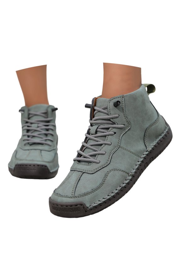 Womens Casual Sneakers Traditional Lace Up Style Mesh Breathable Trainers Sports Elegant Leisure Outdoor Walking Design for Women Women's Shoes Grey,36