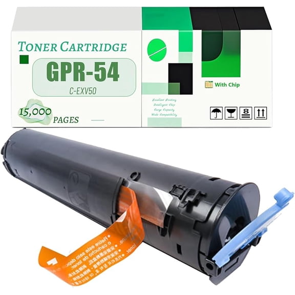 GPR-54 C-EXV50 Compatible Toner Cartridges, Work for Canon ImageRUNNER 1435i 1435iF 1435P Printers, High Capacity 15,000 Pages, with Chip, High-Definition Printing