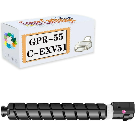GPR-55 C-EXV51 Toner Cartridges Compatible for Canon C5535i C5540i C5550i C5560i DX C5735i DX C5740i DX C5750i DX C5760i Printers --- High Capacity 20,000 Pages