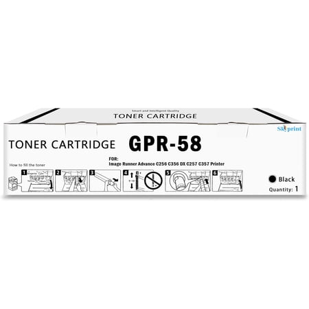 GPR58 GPR-58 Black Toner Cartridge Compatible with Canon GPR-58 Toner use for ImageRunner Advance C256 C356 DX C257 C357 Printers