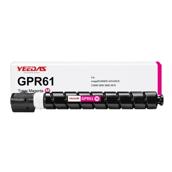 GPR61 GPR-61 Magenta Toner Cartridge Compatible with Canon Imagerunner Advance DX C5840i C5860i C5870i Printer(1 Pack)