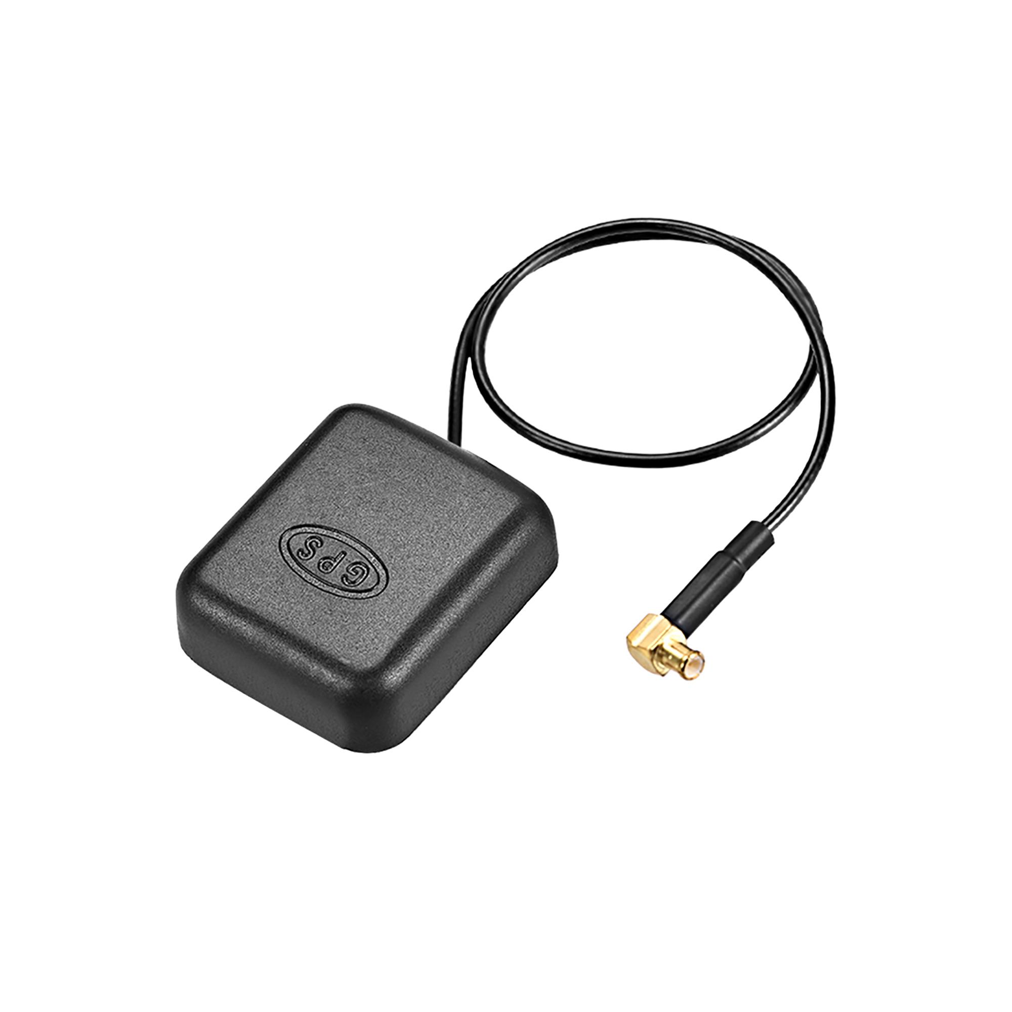GPS Active Antenna MCX Plug 90Degree 28dB Aerial Connector Cable with