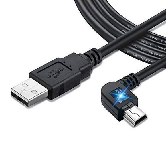 GPS Charger Cable,Mini USB 6.6ft Universal GPS Charging Cord with Voltage Regulator Module 90 Degree Angle Mini USB Power Wire for Garmin GPS Navigator Drive 51 65 Nuvi 50lm 2555lmt 2595lmt