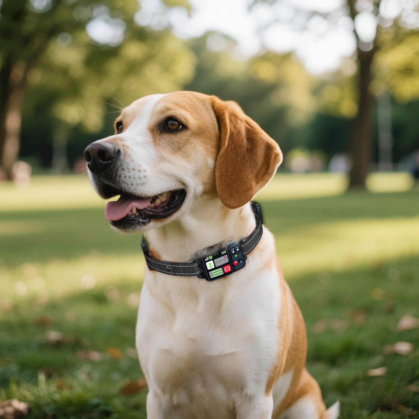 GPS Dog Fence Collar Wireless Pet Containment System with Real-Time Tracking for Outdoor
