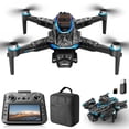 thumbnail image 1 of GPS Drone with 4.5 Inch Screen, Folding Body, 360掳intelligent obstacle avoidance, Brushless Motor And Cool LED Lights Drones with Storage Bag, Remote Control Toys Gifts, 1 of 6