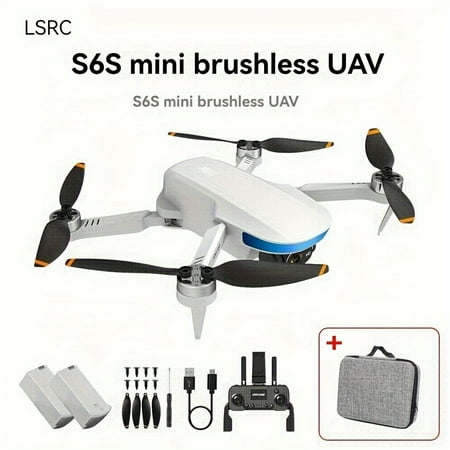 GPS Drone with 4K Profesional Dual-Camera for Adults Beginner; Under 249g, Brushless Motor, Follow Me, Smart Return Home, 5G Transmission,50 minite (2 Battery)