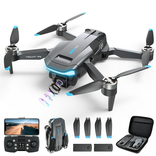GPS Drone F194 with Camera for Adults 4K , AUOSHI Foldable Drone for Beginners with Auto Return