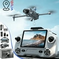 thumbnail image 1 of GPS Drone With 5.9 Inches Screen Remote Control Brushless Motor And Cool Lights Drones 5G RC Quadcopter Airdrops Function 20 Minute Continuous Flight, 1 of 6