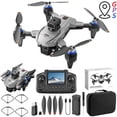 thumbnail image 1 of GPS Drone with Camera and Screen Remote Control, Brushless Motor, Obstacle Avoidance, 18 Min Flight Time for Beginners and Adults, 1 of 10