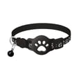 thumbnail image 1 of GPS & Find My Network Compatible Cat Collar with Smart Tracker - Adjustable, Lightweight Locator Collar for Small & Medium Cats (Size/Colour as Pictured), 1 of 4