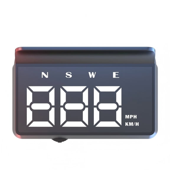 GPS Head Up Display for Cars, Digital Speedometer with Large Font, Auto Brightness & Overspeed Alarm, 3-Inch HUD for Hybrid EV Motorcycle Truck Bus, USB Powered