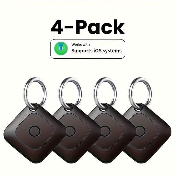 GPS Item Tracker, Real-Time Location Sharing & Anti-Lost Alarm, Compact & Portable, Long Battery Life, Compatible With IOS Find My, 1-4 pcs, Ideal For Keys, Wallets & More