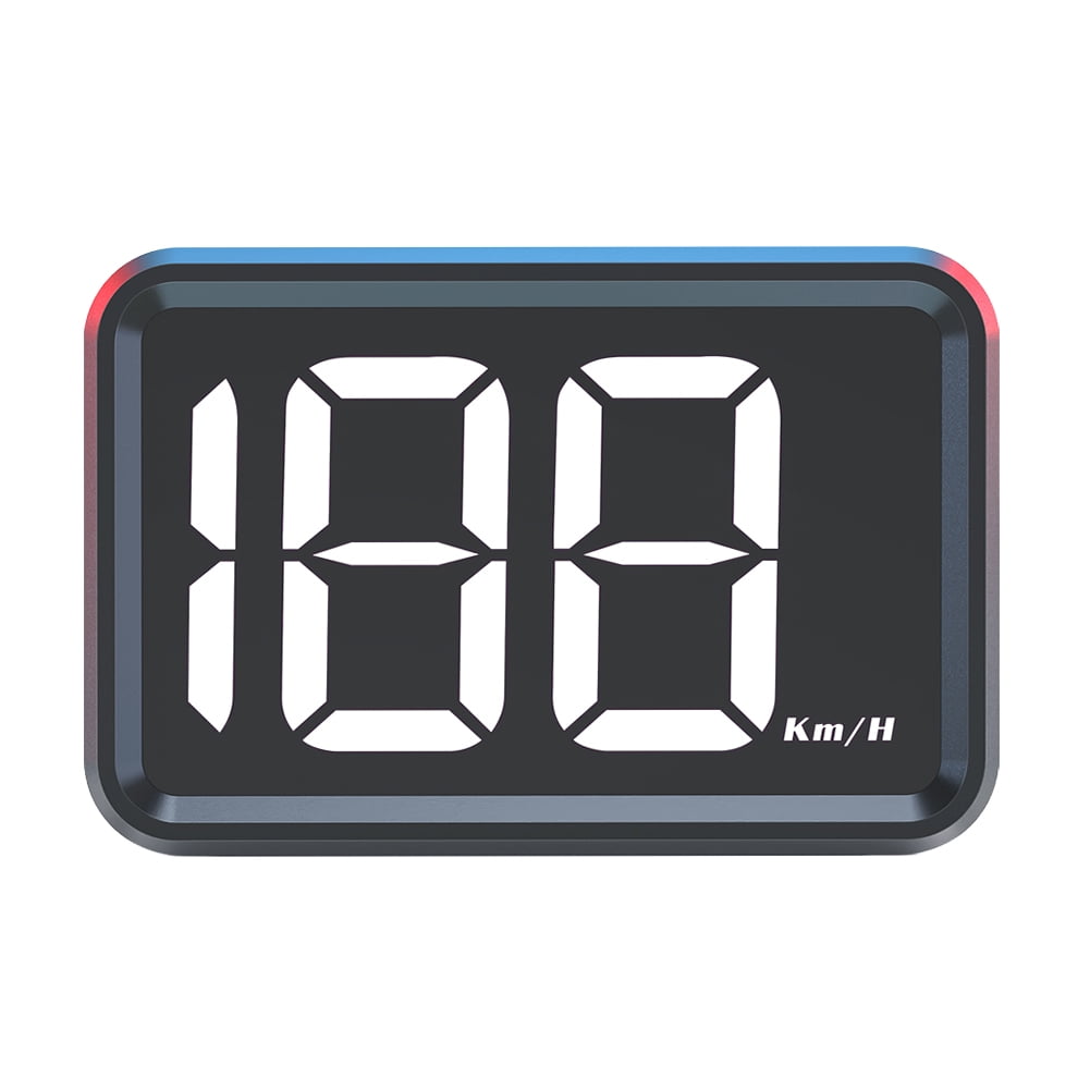 GPS KMH MPH HUD Digital Speedometer Head Up Display Digital Speed Meter ...