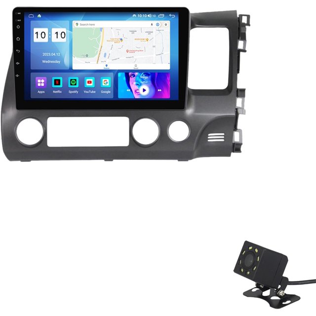 GPS Navigation 9" IPS Touch Screen Android 12 Car Stereo Radio Player